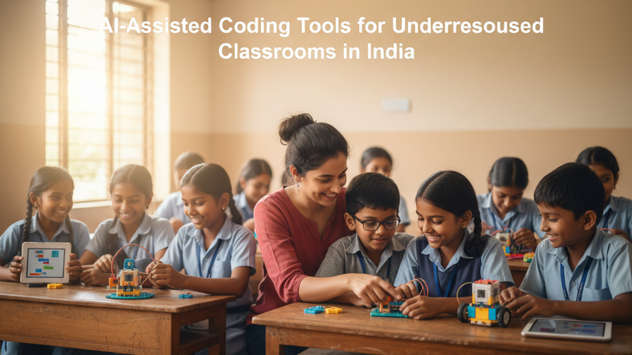 AI-Assisted Coding Tools for Underresourced Classrooms in India — illustrative photograph
