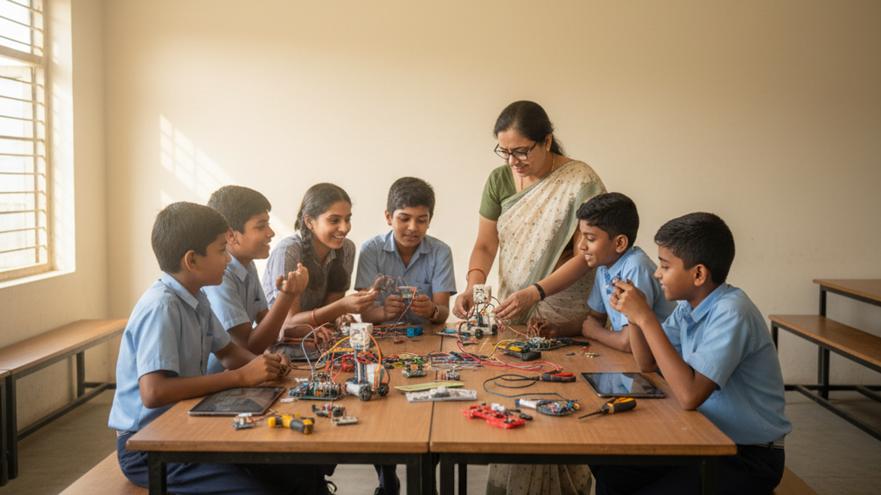 AI-Integrated Coding Labs for Government Schools India 2026 — illustrative photograph