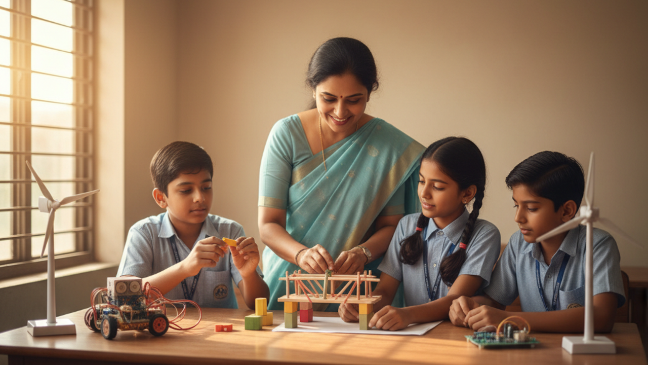 CBSE Announces STEM Education as Teacher Training Theme for 2025-26 — illustrative photograph
