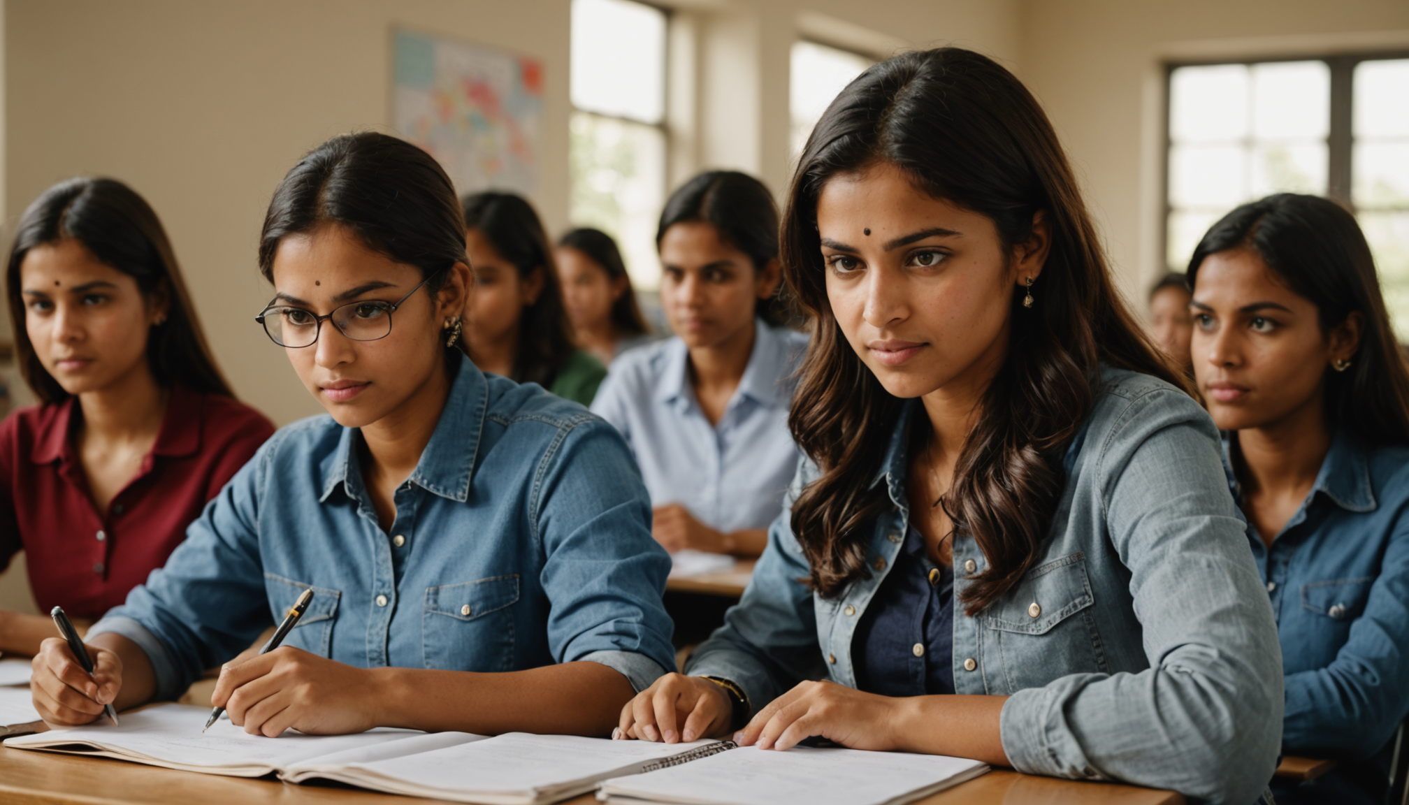 Students with diverse learning needs collaborating on fln 2026 programmation coding activities in an inclusive Indian classro