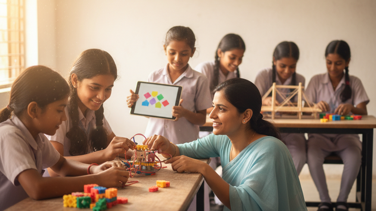 How schools deliver the CBSE AI curriculum, Classes 3 to 10 — illustrative photograph
