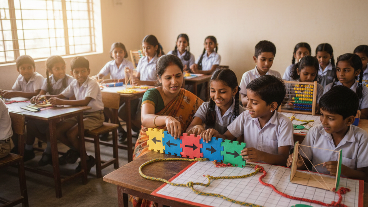 How to Teach Coding Without Computers in Indian Classrooms — illustrative photograph