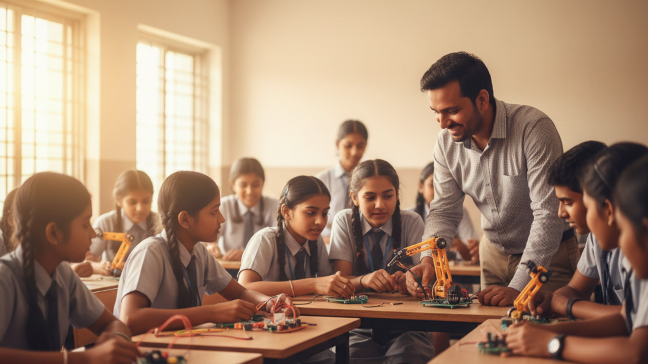 NEP 2020 Drives Vocational Training Classes 6–12 & Digital Access — illustrative photograph