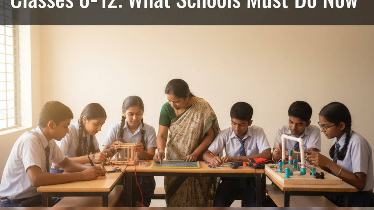NEP 2020 Vocational Training Classes 6–12: What Schools Must Do Now — illustrative photograph
