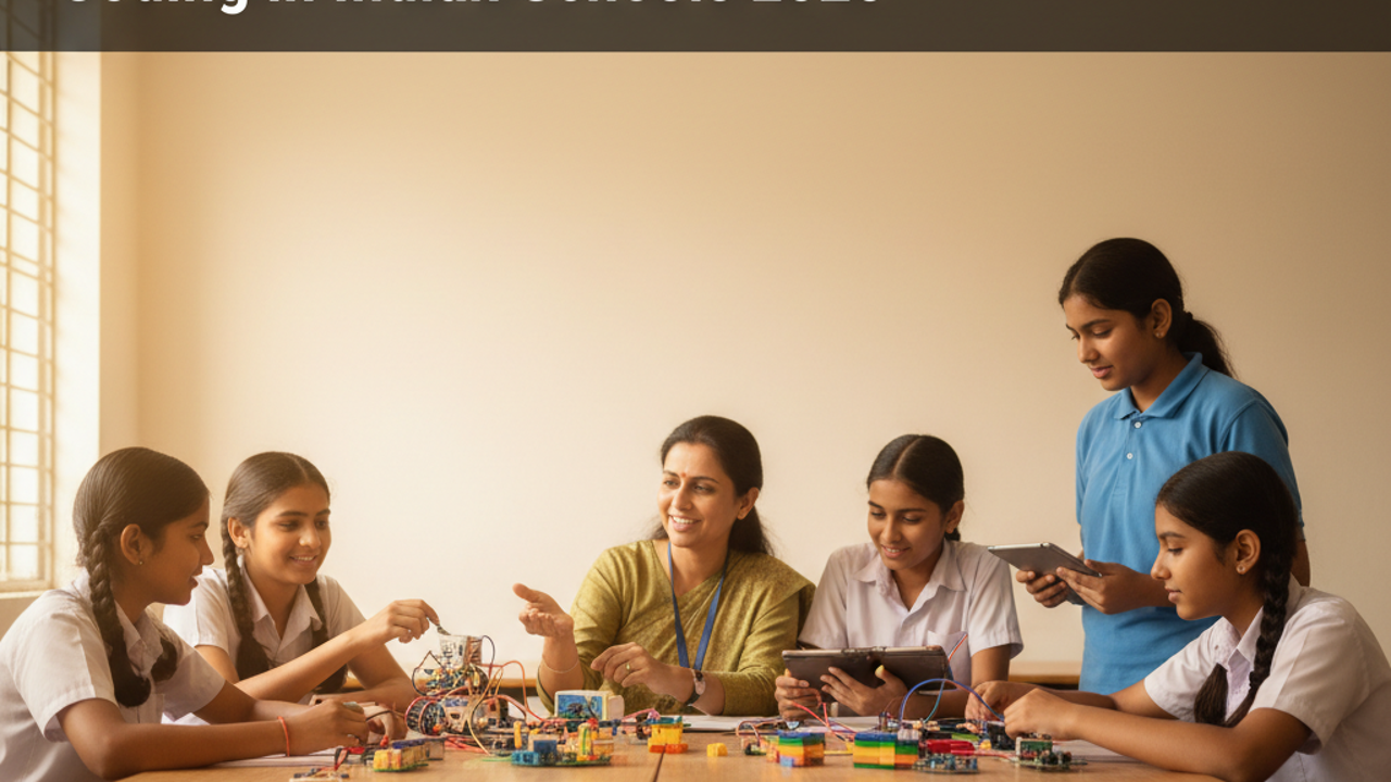 New STEM Programs Driving Robotics, AI & Coding in Indian Schools 2026 — illustrative photograph