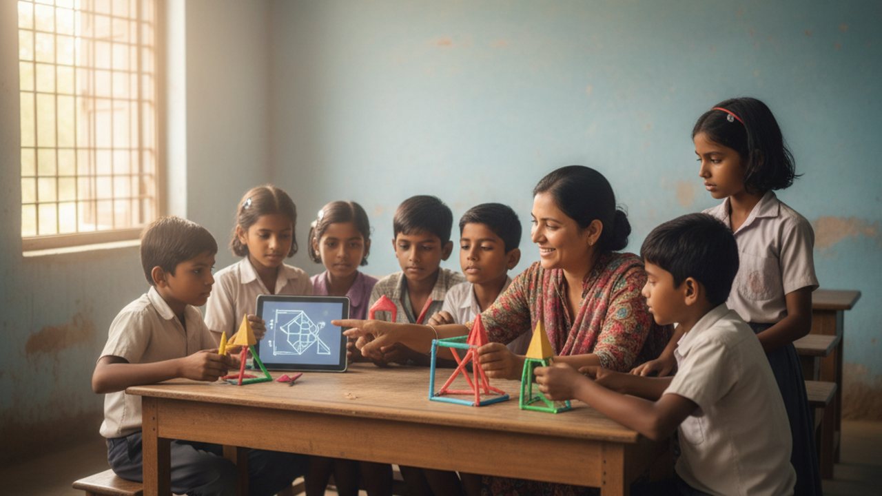Offline Digital Learning for Rural Indian Schools in 2026 — illustrative photograph