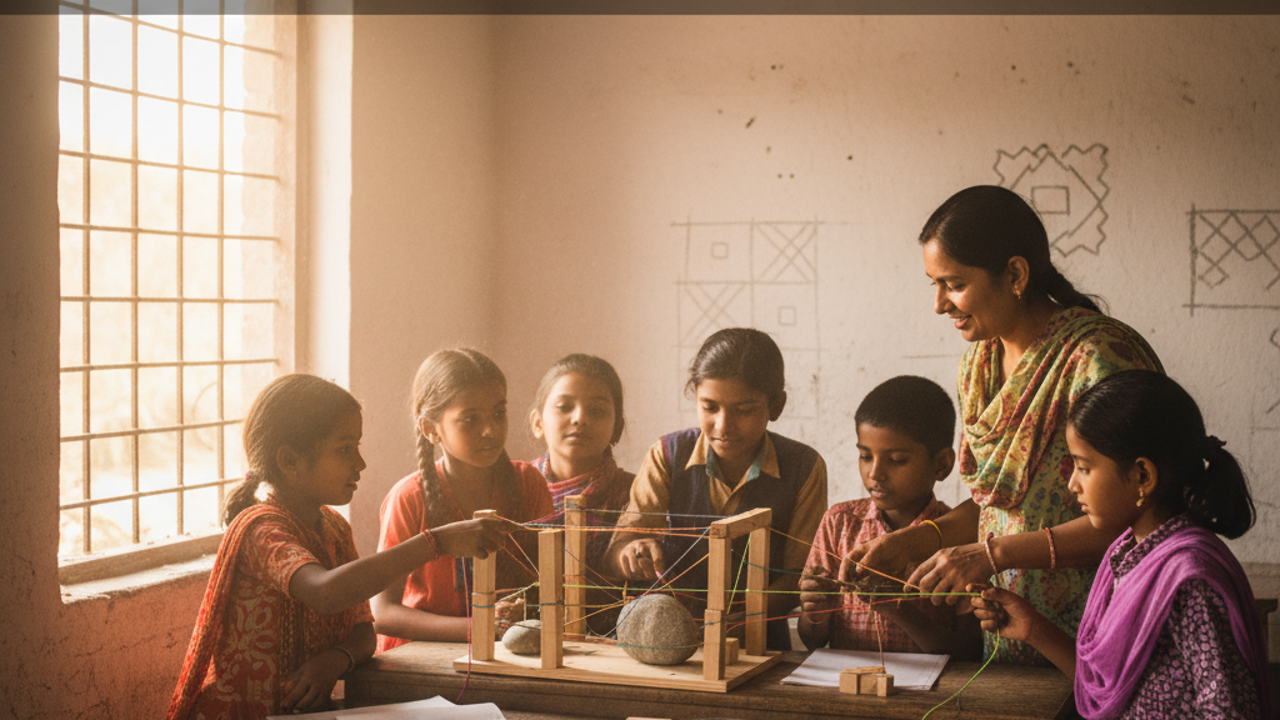 Unplugged AI: teaching AI in schools without a computer lab — illustrative photograph